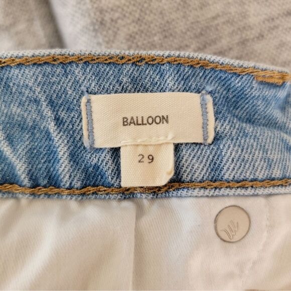 Madewell Balloon Jeans in Hewes Wash Size 29 - Picture 10 of 13